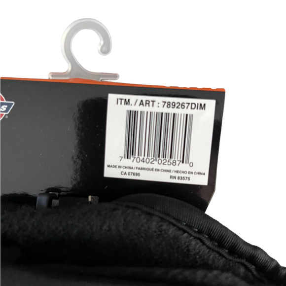 Dickies Men's Black Performance Diamond Winter Gloves with Neoprene Flexpoints - Picture 5 of 6